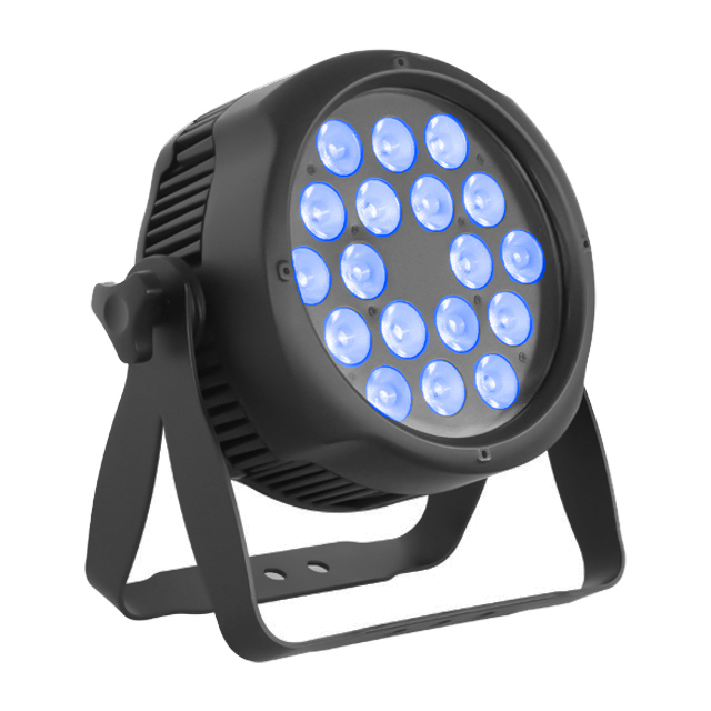 Luces Par de escenario impermeables - LED RGBWAUV 6 en 1 de 18x10 W